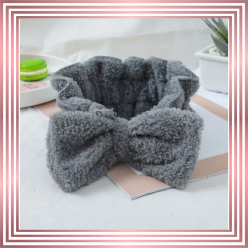 Elastic Flannel Headband 🎀 for Face Washing or to Apply Makeup